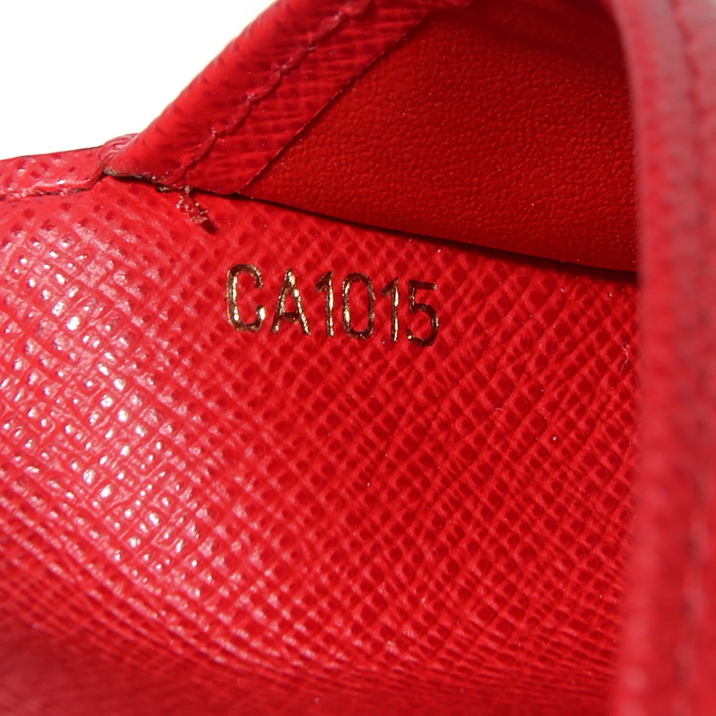 Damier Ebene Koala Small Ring Agenda Rouge Cover Red