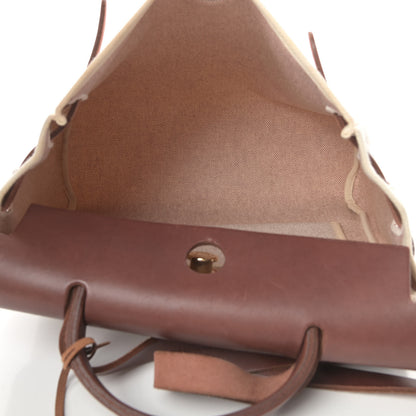 Hermes Toile Vache Herbag 2 in 1 PM Natural Havane 6 of 16
