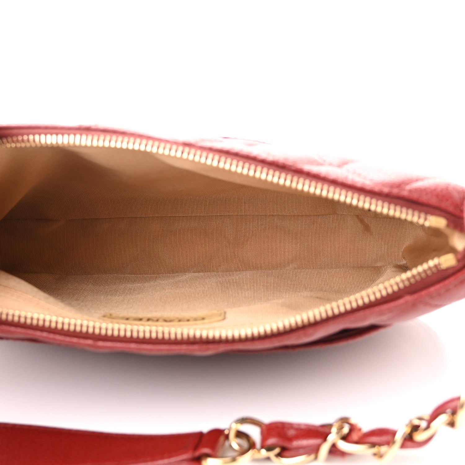 Chanel Caviar Quilted Timeless CC Shoulder Bag Red 5 of 16