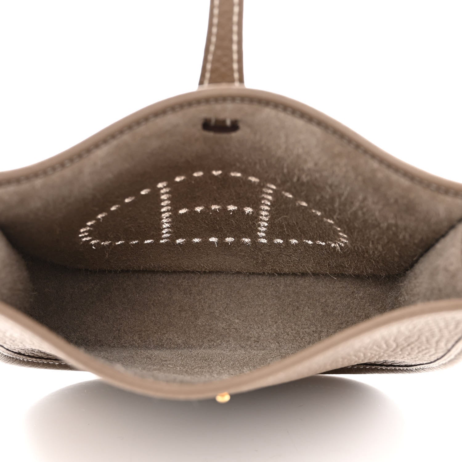 Hermes Taurillon Clemence Evelyne TPM Etoupe 5 of 11