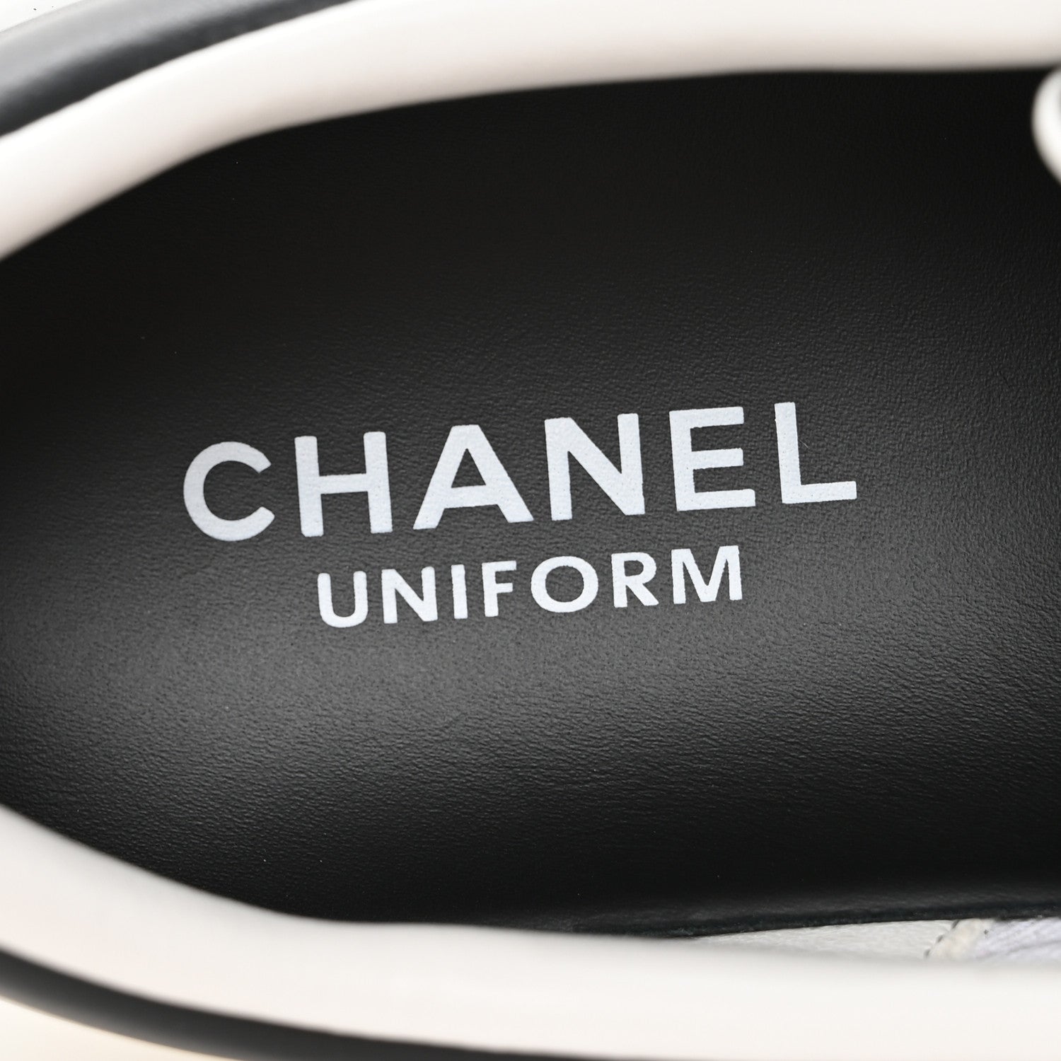 Chanel Calfskin CC Womens Sneakers 40 Black 9 of 10