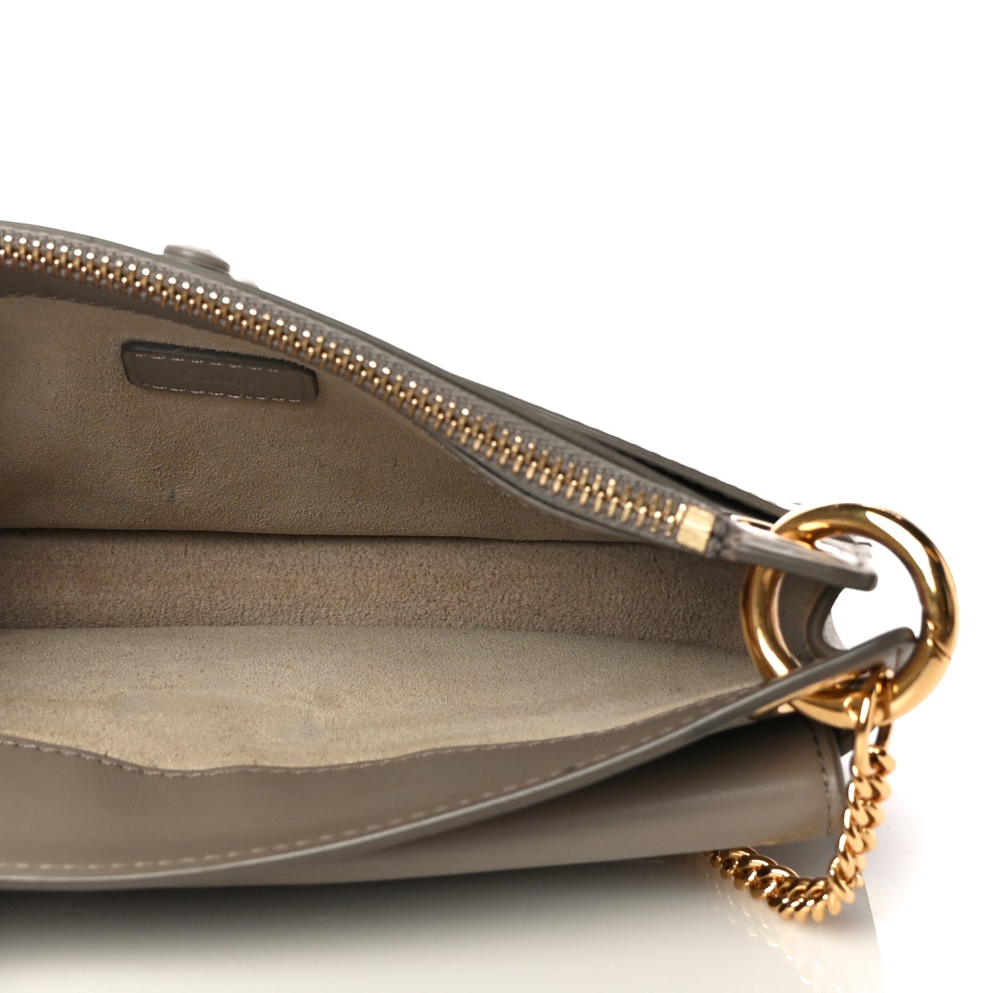 Calfskin Tess Mini Crossbody Bag Motty Grey