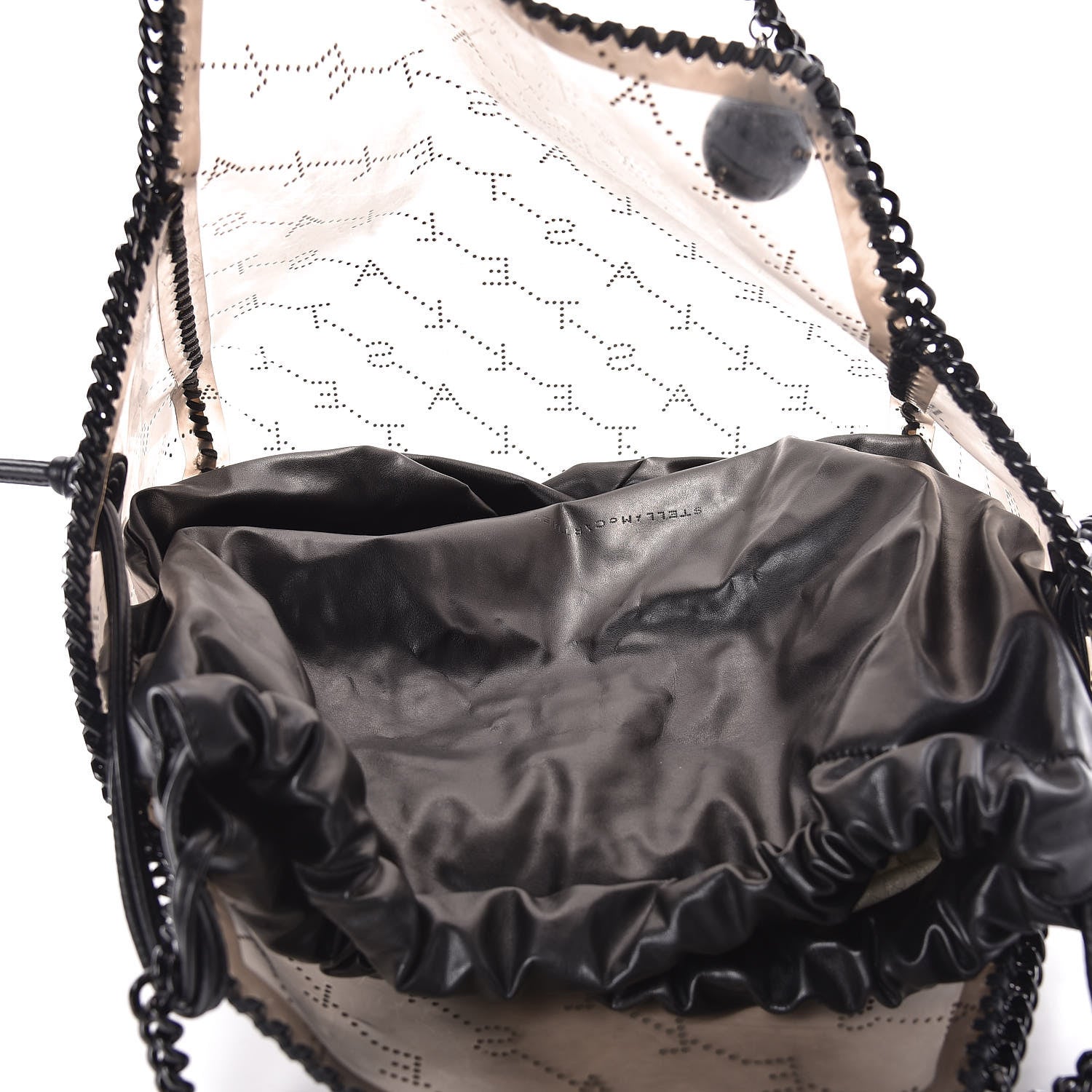 Stella McCartney PVC Monogram Falabella Reversible Tote Black 8 of 12