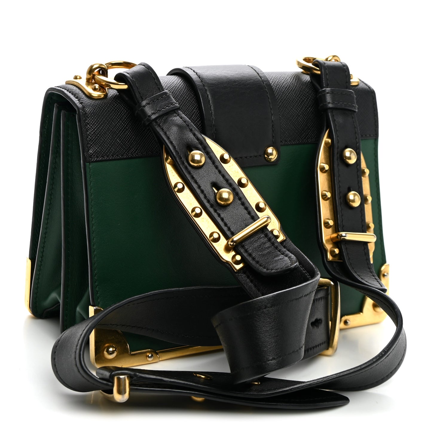 City Calf Saffiano Cahier Bag Biliardo Black