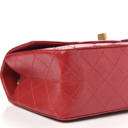 Chanel Aged Calfskin Quilted 2.55 Reissue Mini Flap Red 9 of 10