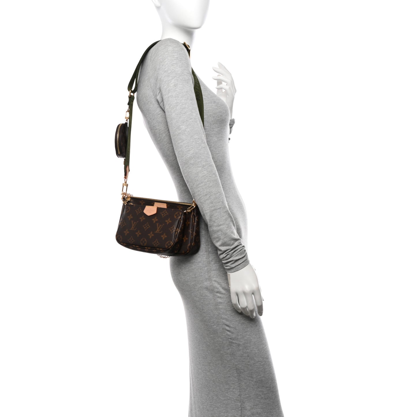 Monogram Multi Pochette Accessories Kaki