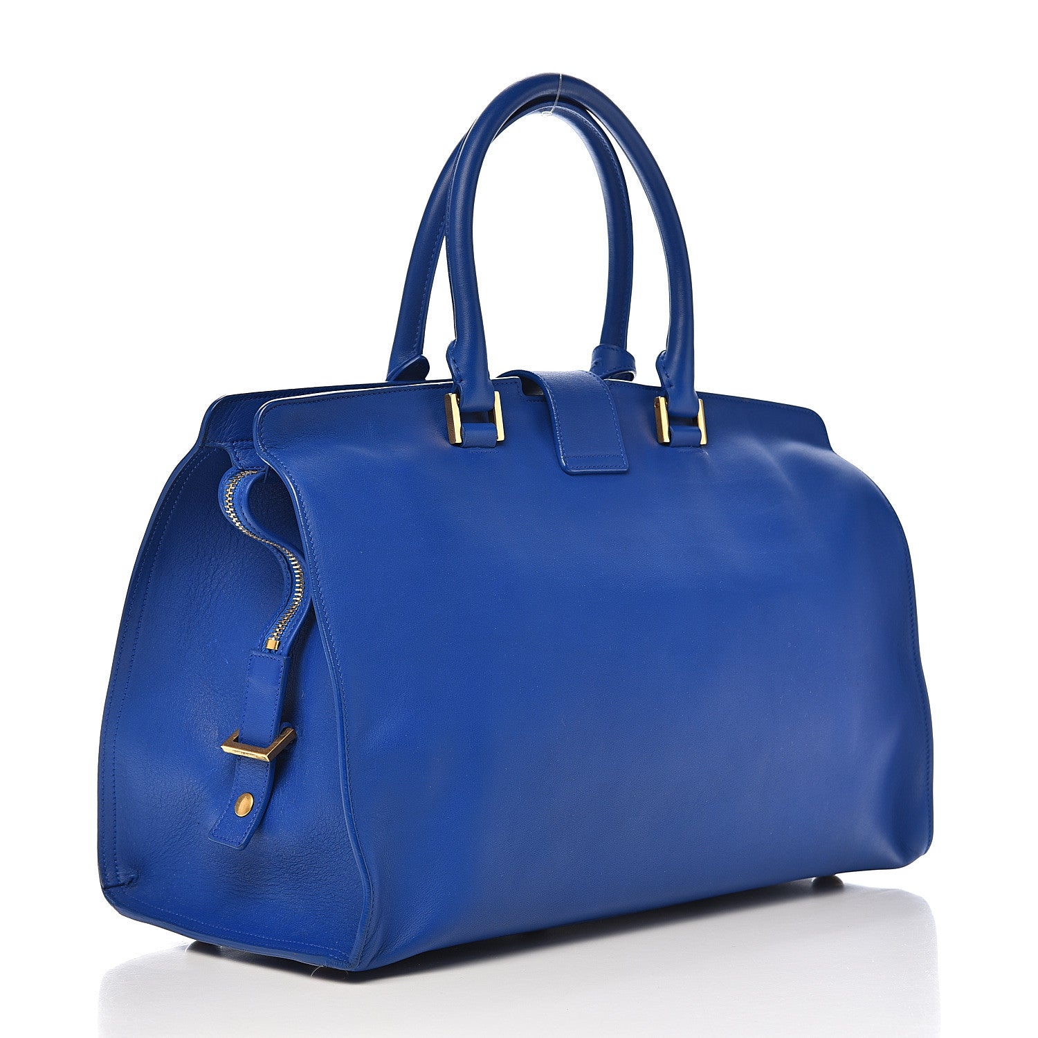 Saint Laurent Calfskin Medium Classic Y Cabas Royal Blue 2 of 10