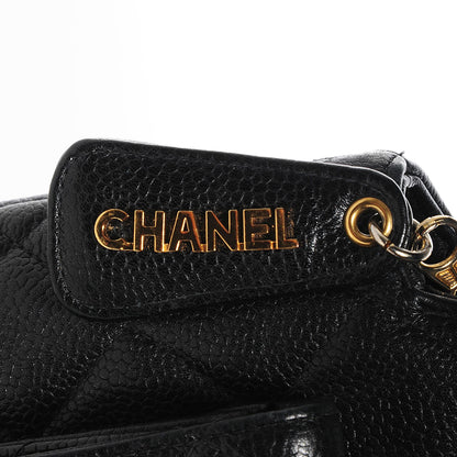 Chanel Caviar Quilted Shoulder Bag Black 6 of 9