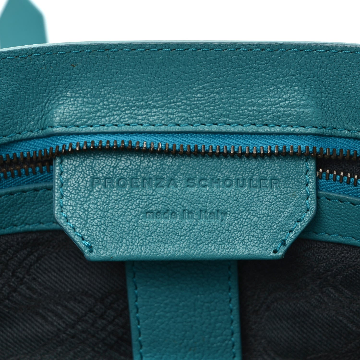 Proenza Schouler Lambskin Large PS1 Satchel Lagoon 6 of 8