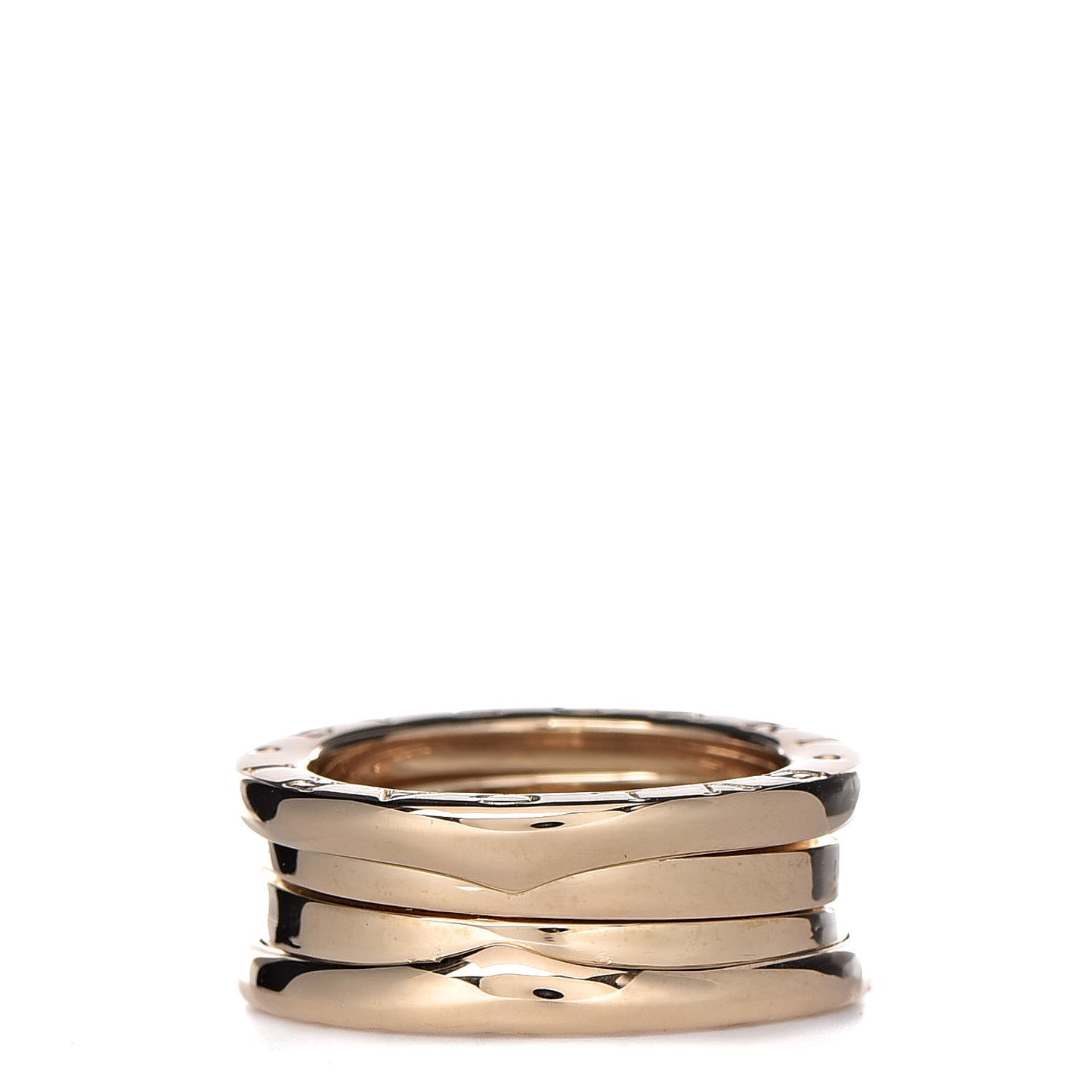 18K Yellow Gold B.Zero1 Two-Band Ring 49 4.75