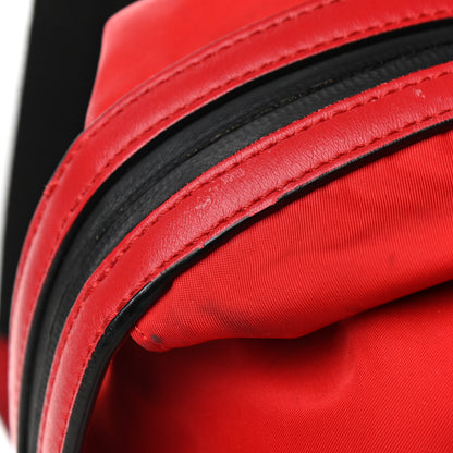 Fendi Nylon Vitello Backpack Red 10 of 16