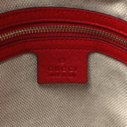 Gucci Pebbled Calfskin Medium Soho Chain Shoulder Bag Tabasco Red 6 of 10