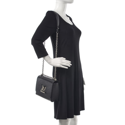 Louis Vuitton Epi Twist Shoulder Bag MM Black 2 of 9
