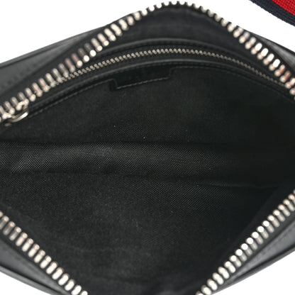 Gucci Soft GG Supreme Monogram Web Belt Bag Black Grey 5 of 9