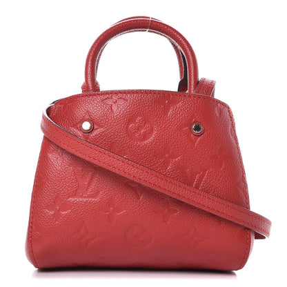 Louis Vuitton Empreinte Montaigne Nano Cherry 1 of 13