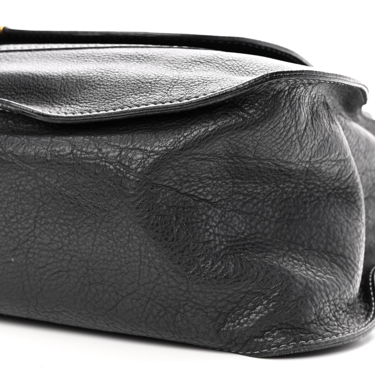 Chloe Calfskin Large Marcie Satchel Black 10 of 12
