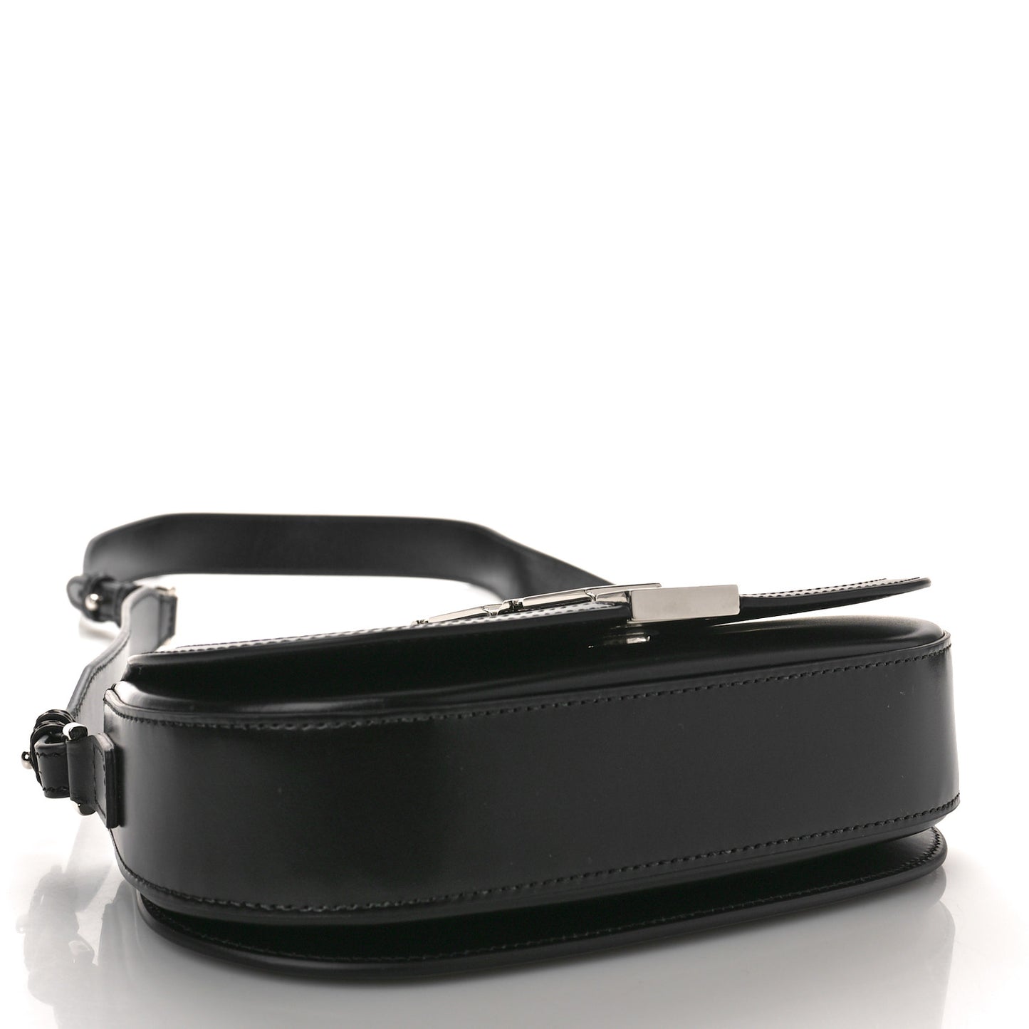 Calfskin Medium Greca Goddess Shoulder Bag Black