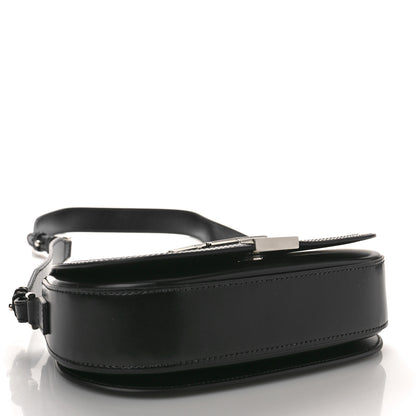 Versace Calfskin Medium Greca Goddess Shoulder Bag Black 4 of 9
