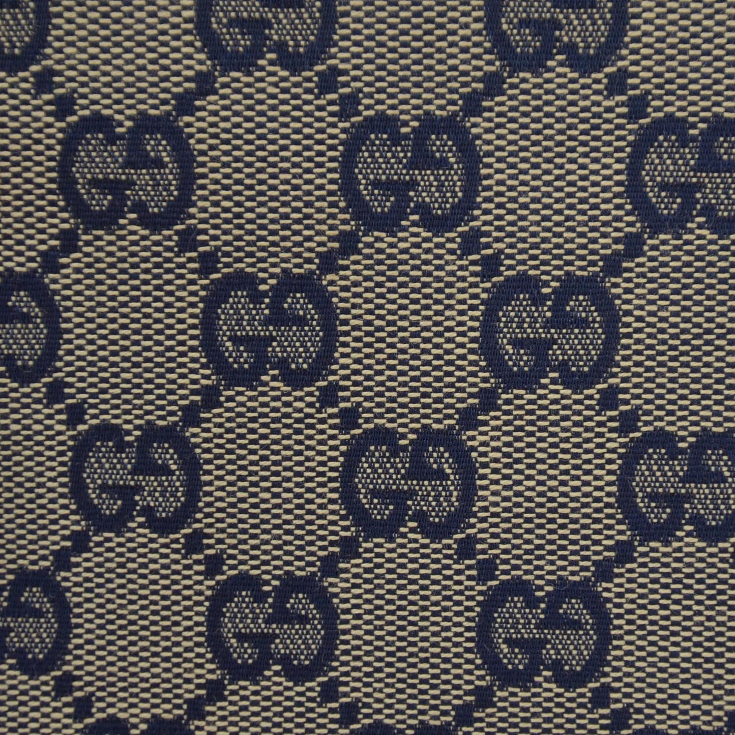 Monogram Work Tote Navy Red