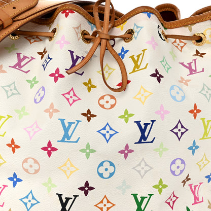 Louis Vuitton Monogram Multicolor Petit Noe White 7 of 11