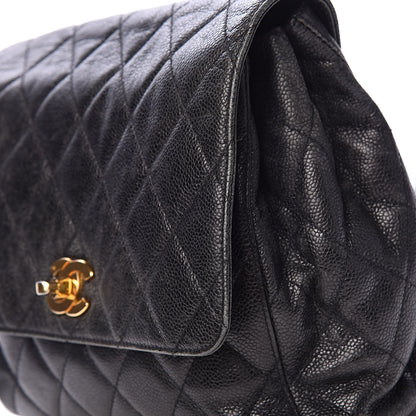 Chanel Caviar Quilted Backpack Black 14 of 17