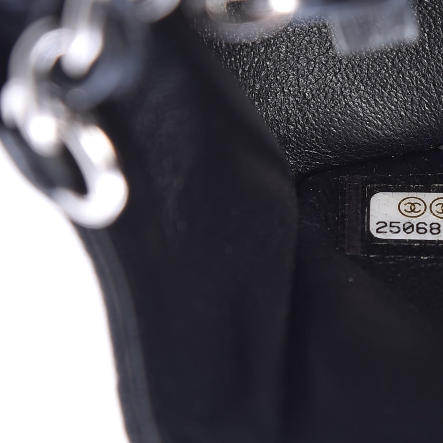 Caviar Quilted Mini Rectangular Flap Black