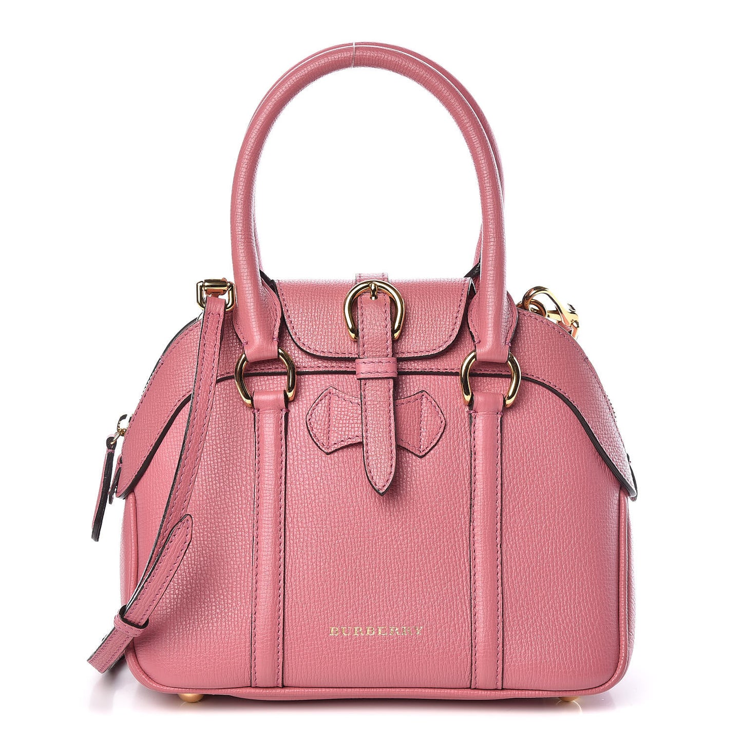 Derby Calfskin Small Milverton Satchel Mauve Pink