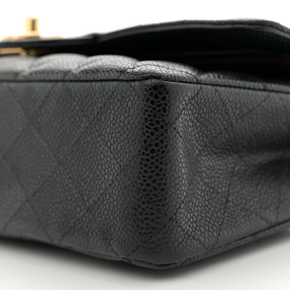 Chanel Caviar Quilted Medium Double Flap Black 10 of 12