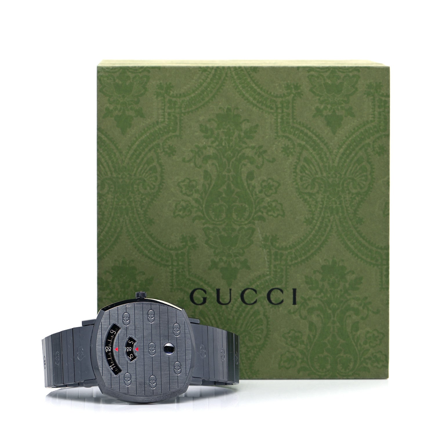 Gucci PVD Stainless Steel 38mm Grip Quartz Watch Black 5 of 5