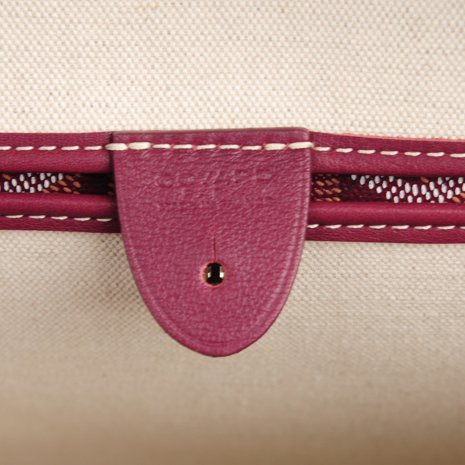 Goyard Goyardine Artois Burgundy 6 of 8