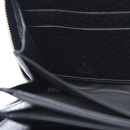 Gucci GG Supreme Monogram Psychedelic Zip Around Wallet Black Multicolor 6 of 8