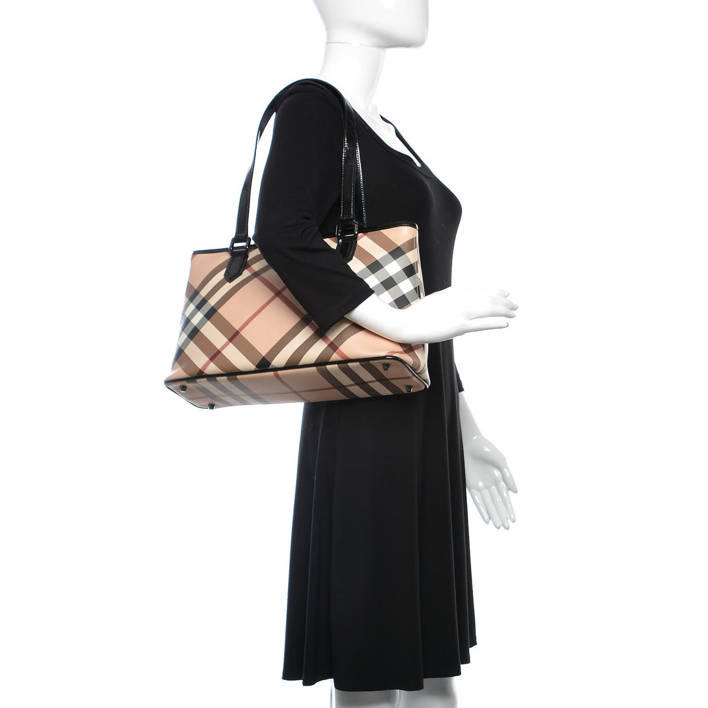 Supernova Check Regent Tote Black