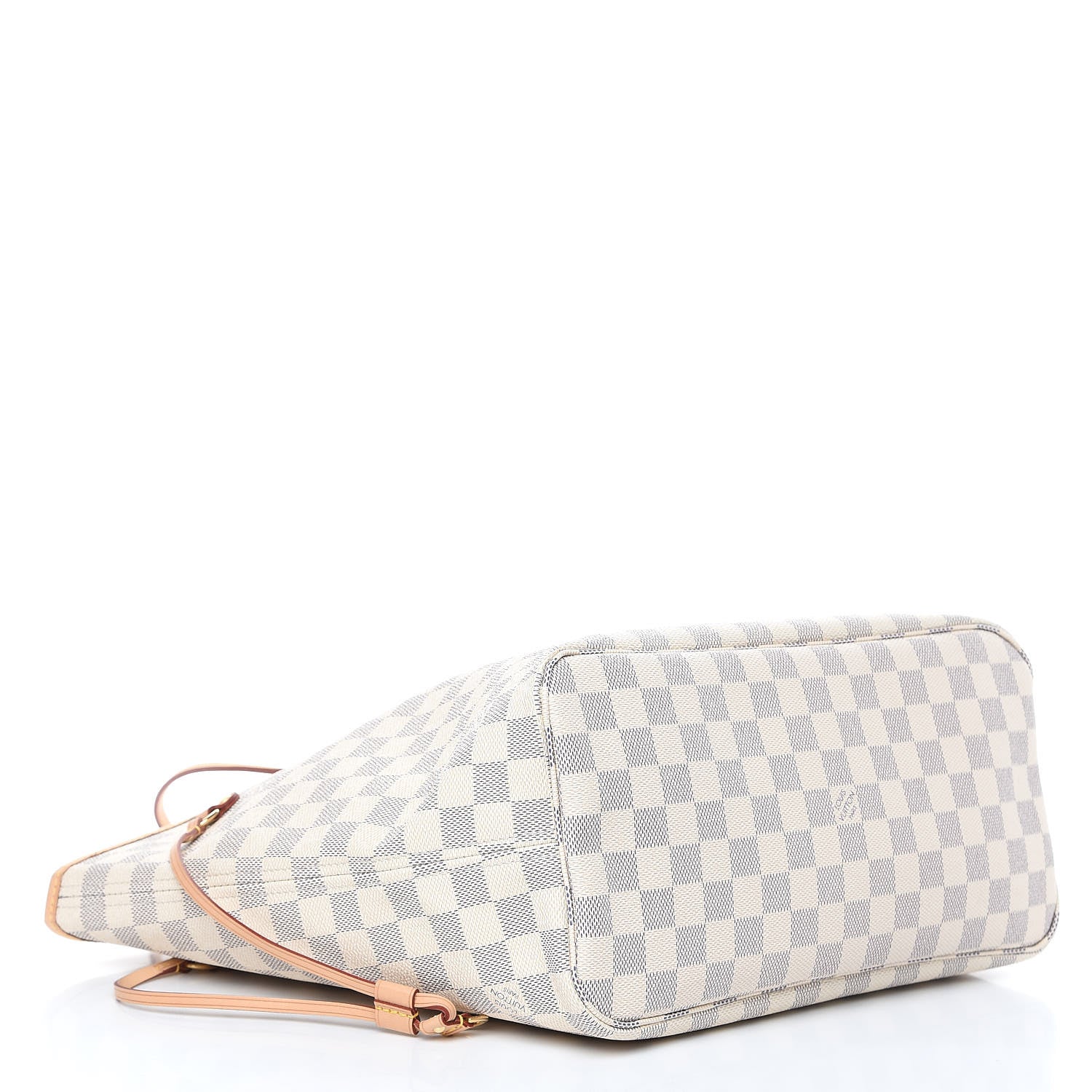 Louis Vuitton Damier Azur Neo Neverfull MM Rose Ballerine 4 of 10