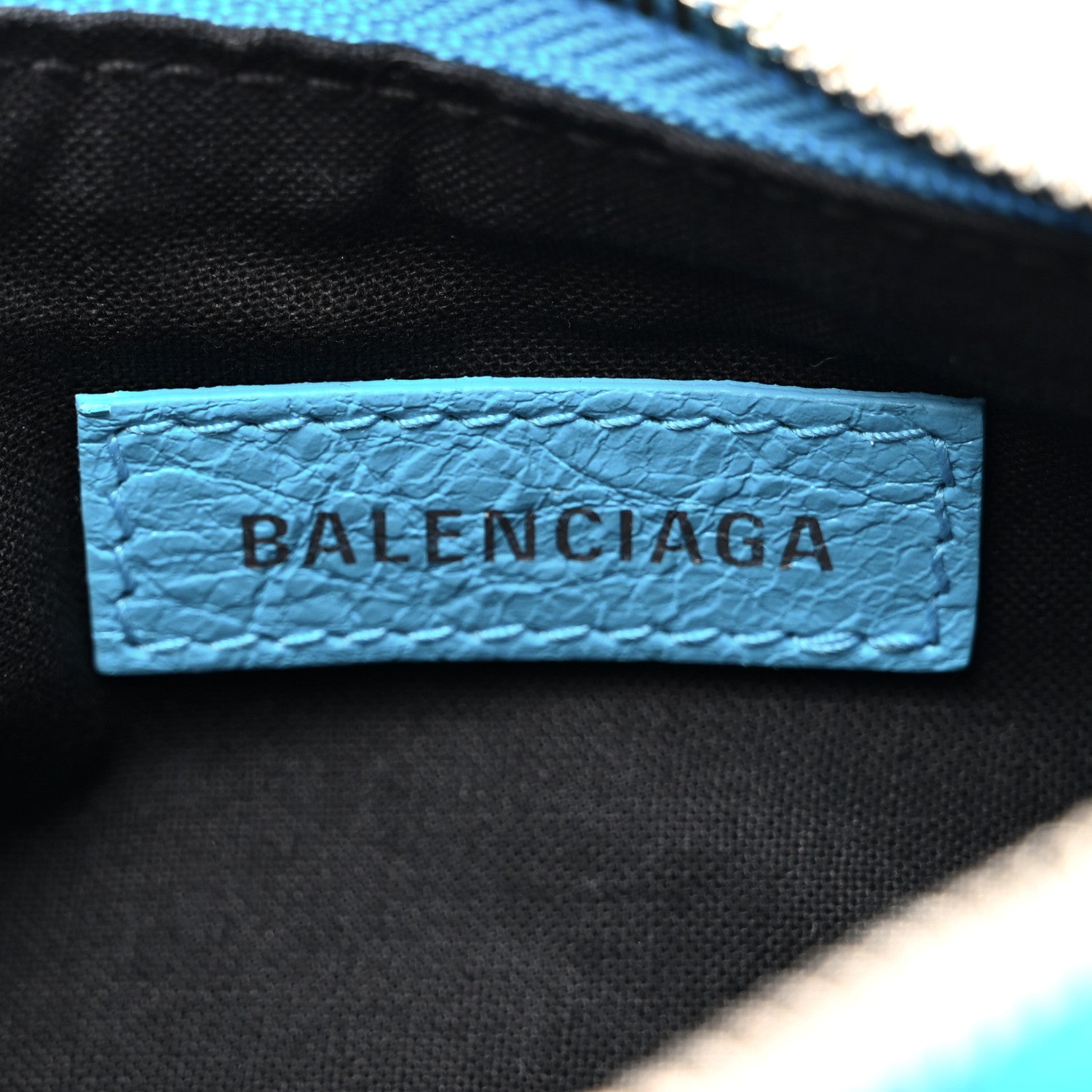 Balenciaga Agneau Arena Le Cagole Shoulder Bag XS Cyan 6 of 10
