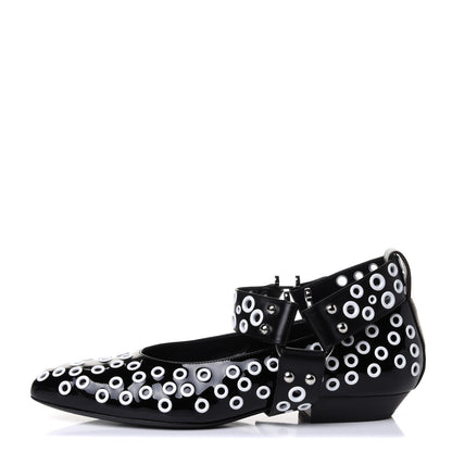 Louis Vuitton Calfskin Monogram Rhapsody Ballerina Flats 39 Black 1 of 4