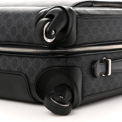 Gucci GG Supreme Monogram Calfskin Carry On Trolley Black 8 of 8