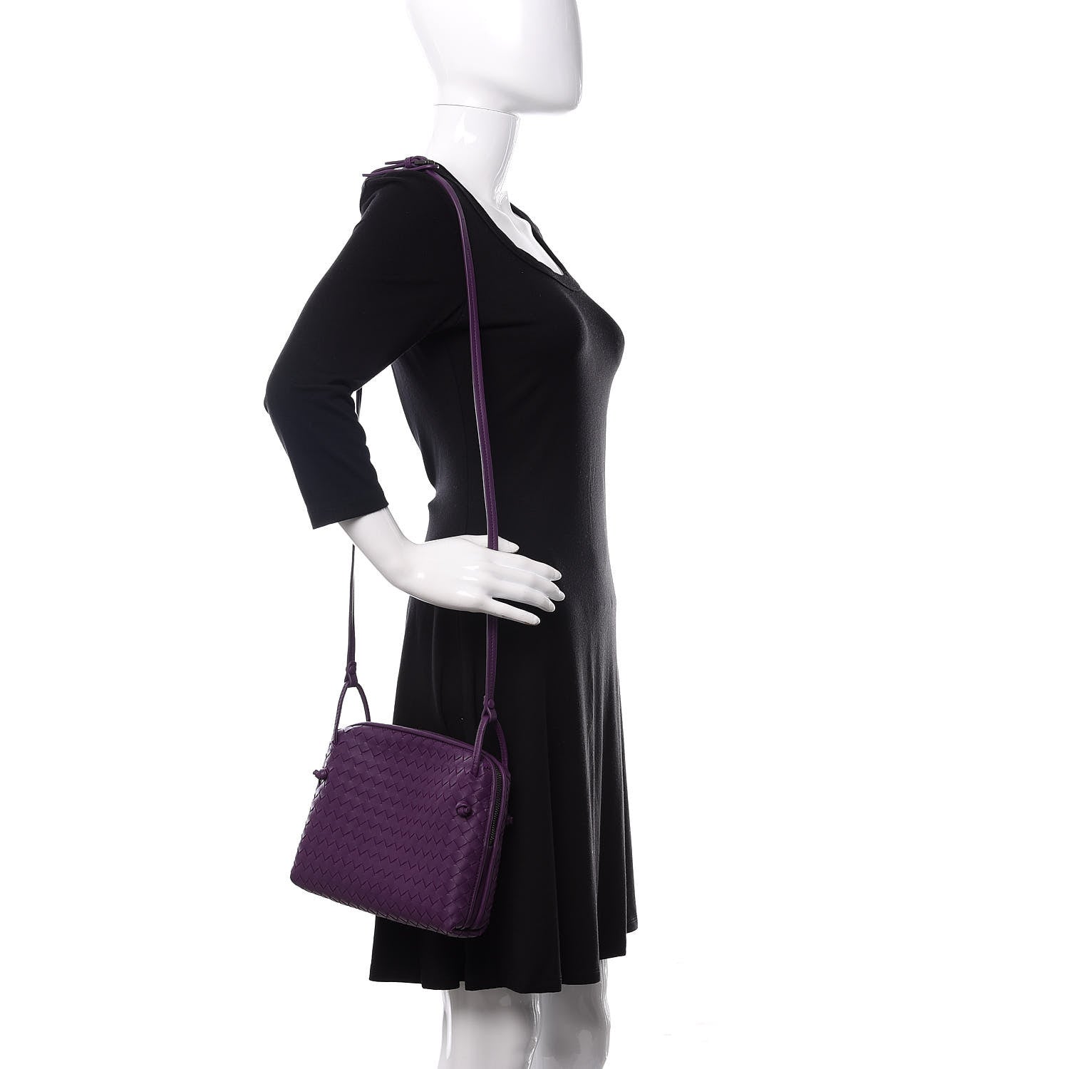 Bottega Veneta Nappa Intrecciato Pillow Crossbody Messenger Monalisa 2 of 10