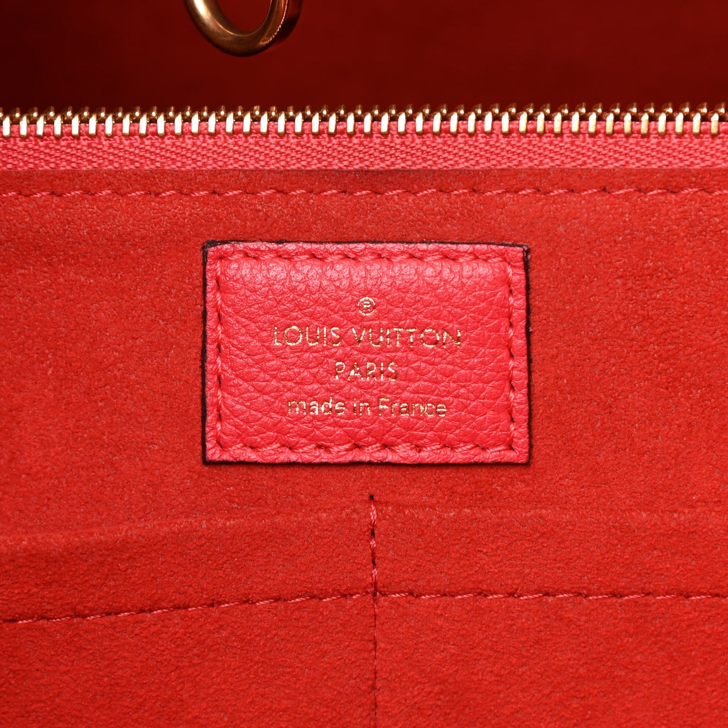 Calfskin Monogram Kimono Tote Cherry