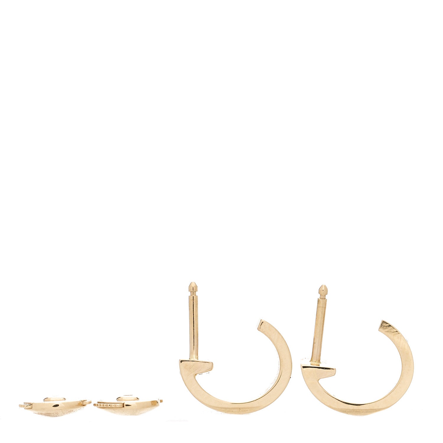 Cartier 18K Pink Gold Small LOVE Hoop Earrings 3 of 6