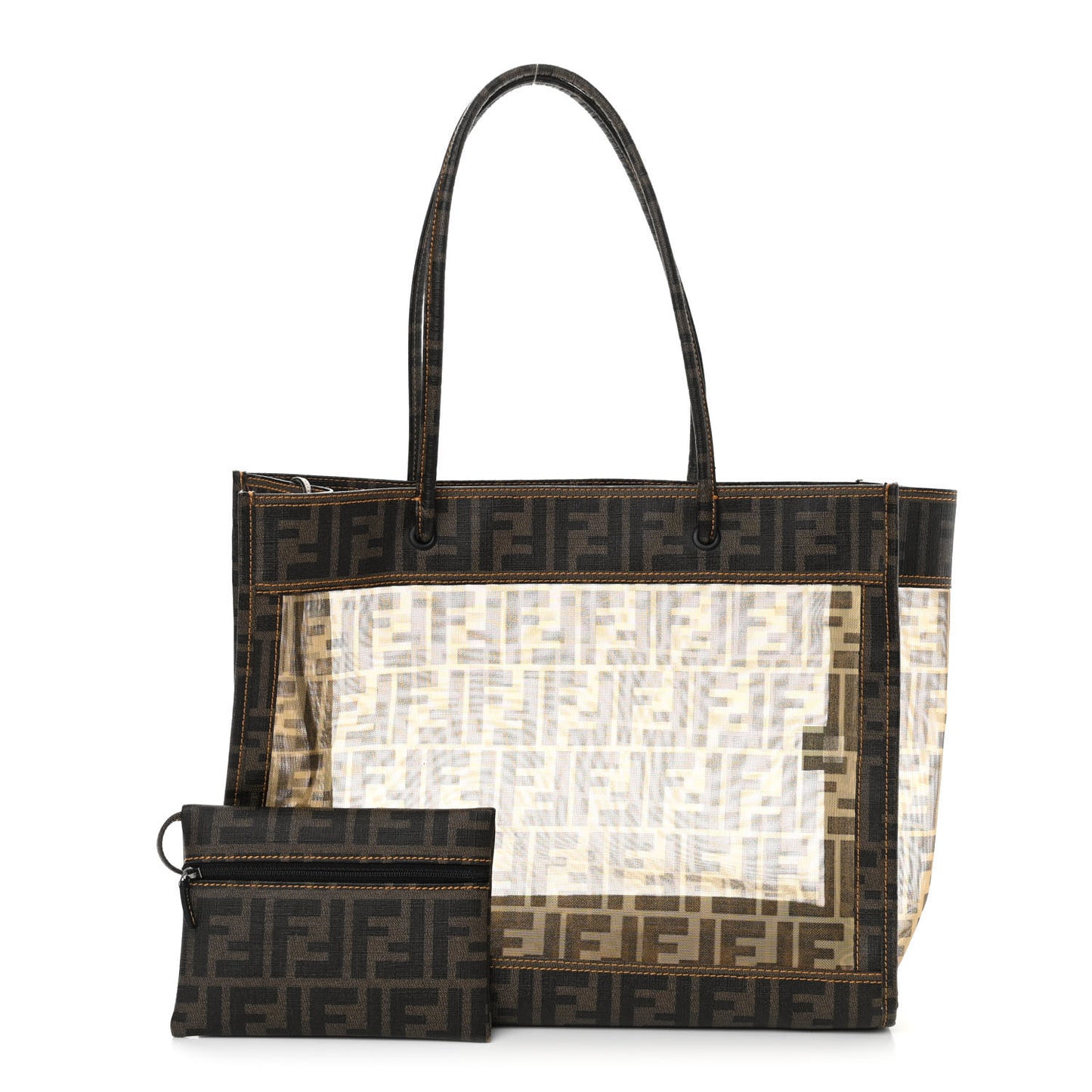 Mesh Glazed Fabric FF 1974 Tote Tobacco