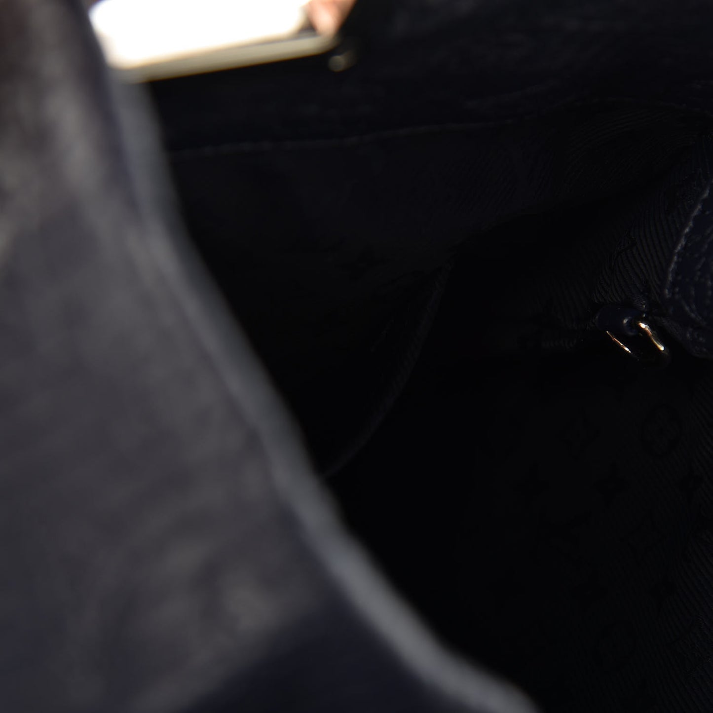 Calfskin Quilted Monogram Altair Clutch Navy