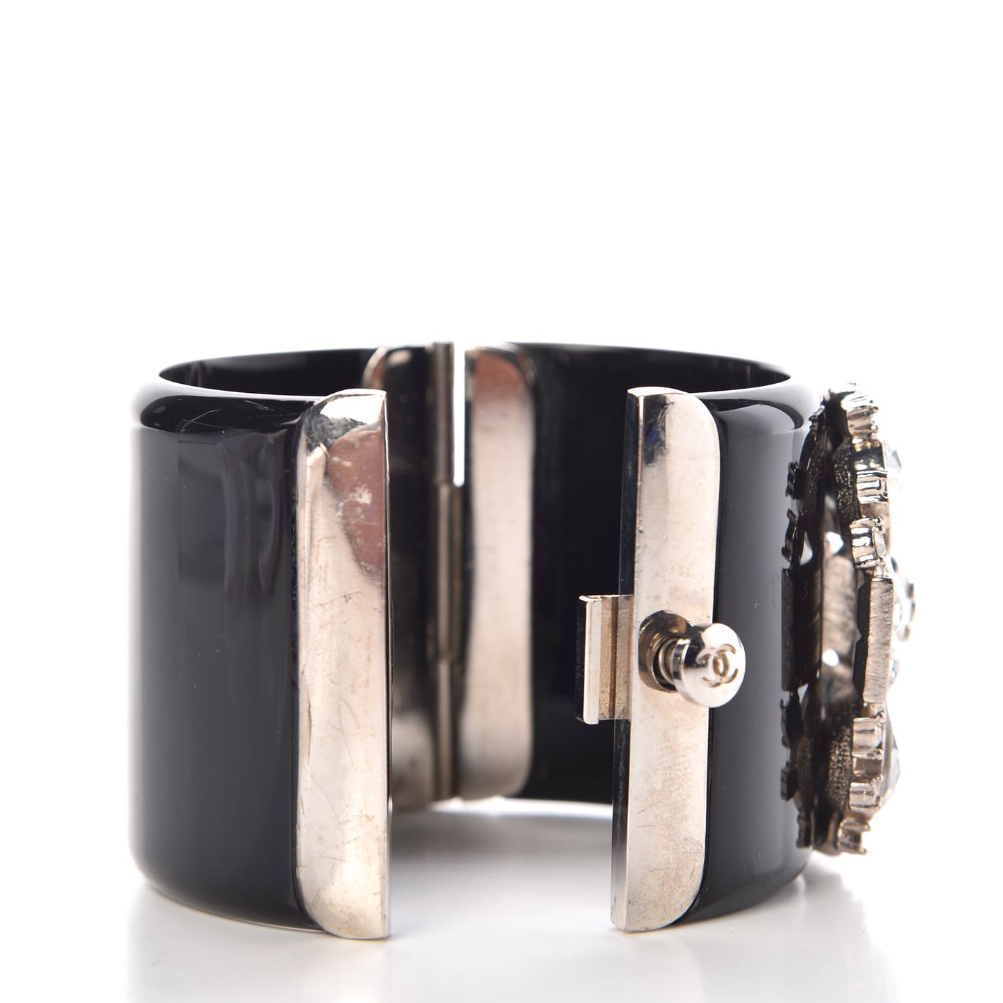 Resin Crystal CC Cuff Black