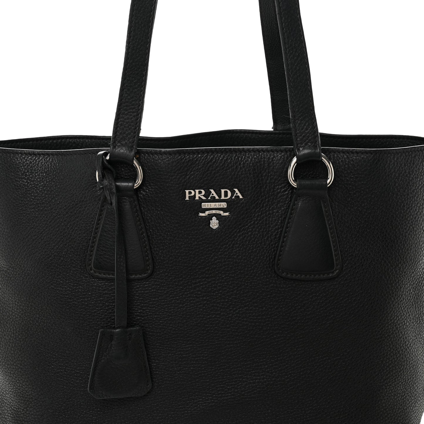 Vitello Daino Tote Black