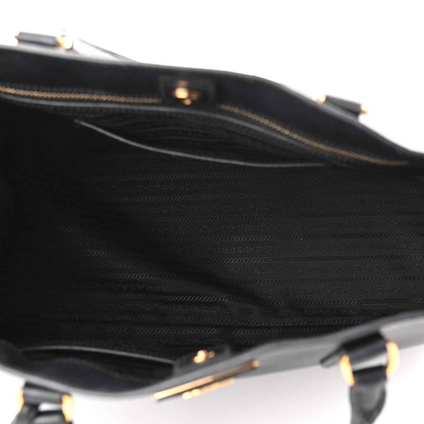 Saffiano Lux Large Tote Black