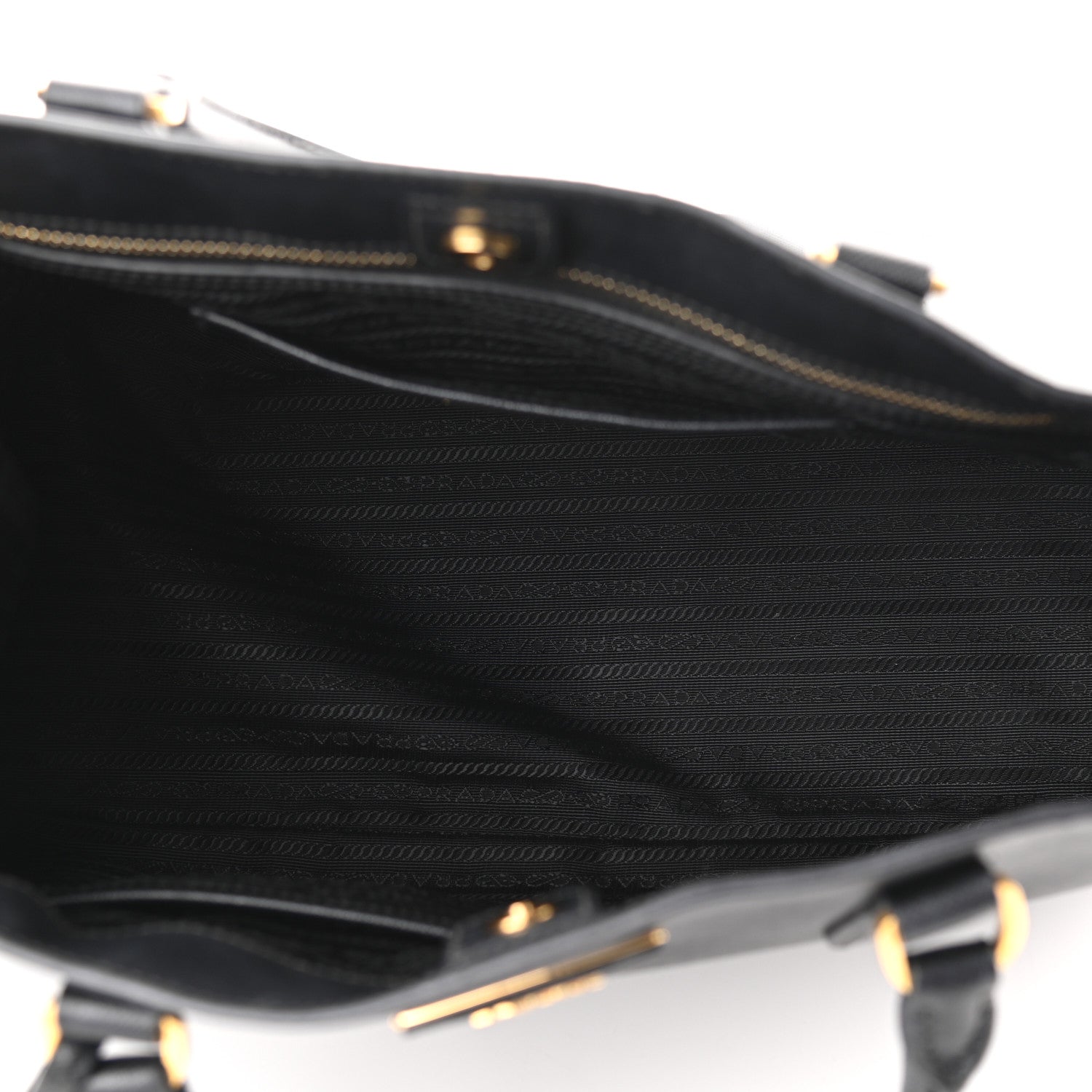 Prada Saffiano Lux Large Tote Black 4 of 11