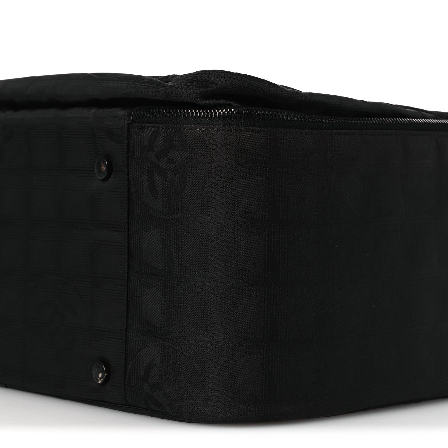 Chanel Nylon Travel Shoulder Bag Black 9 of 11