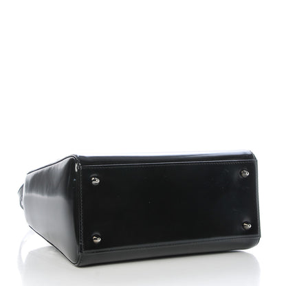 Christian Dior Glazed Calfskin Medium Lady Dior Black 4 of 8