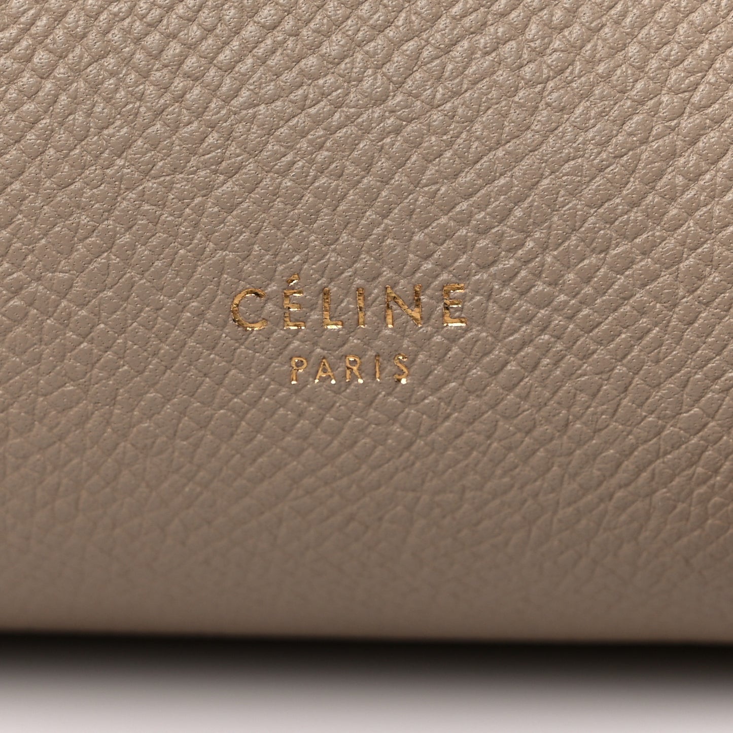 Grained Calfskin Mini Belt Bag Light Taupe