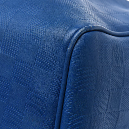 Louis Vuitton Damier Infini Keepall Bandouliere 45 Neptune 12 of 33
