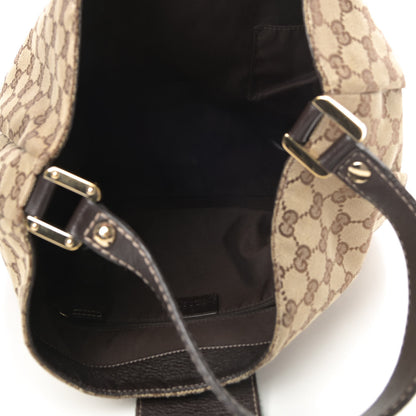 Gucci Monogram Large New Ladies Web Hobo Dark Brown 5 of 17